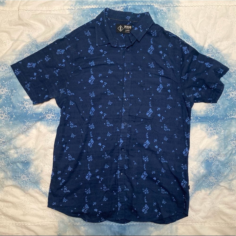 Floral Pattern Button Down